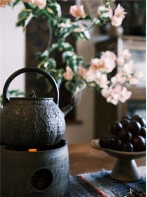 کاسٹ آئرن چائے کیتلی دوپہر کی چائے